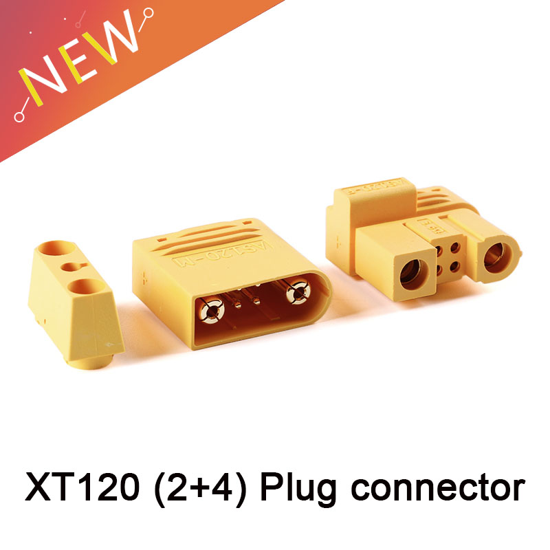 Drone Battery Connector - XT120 With Signal Pin XT120 (2+4)