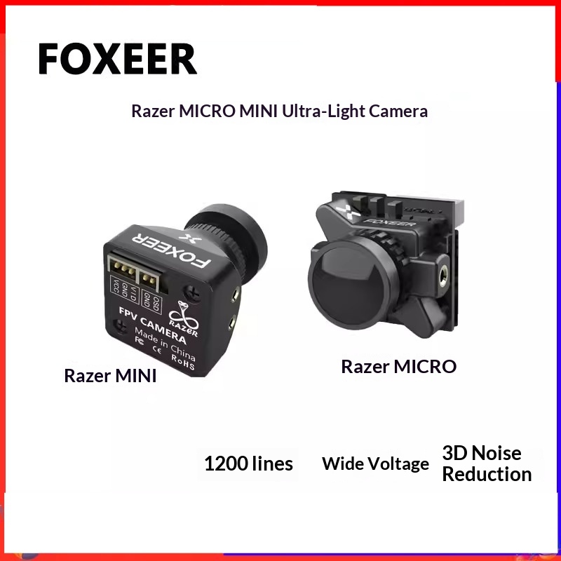 Drone Battery High Voltage - FOXEER Razer MICRO Ultra-light 1200TVL High-Definition