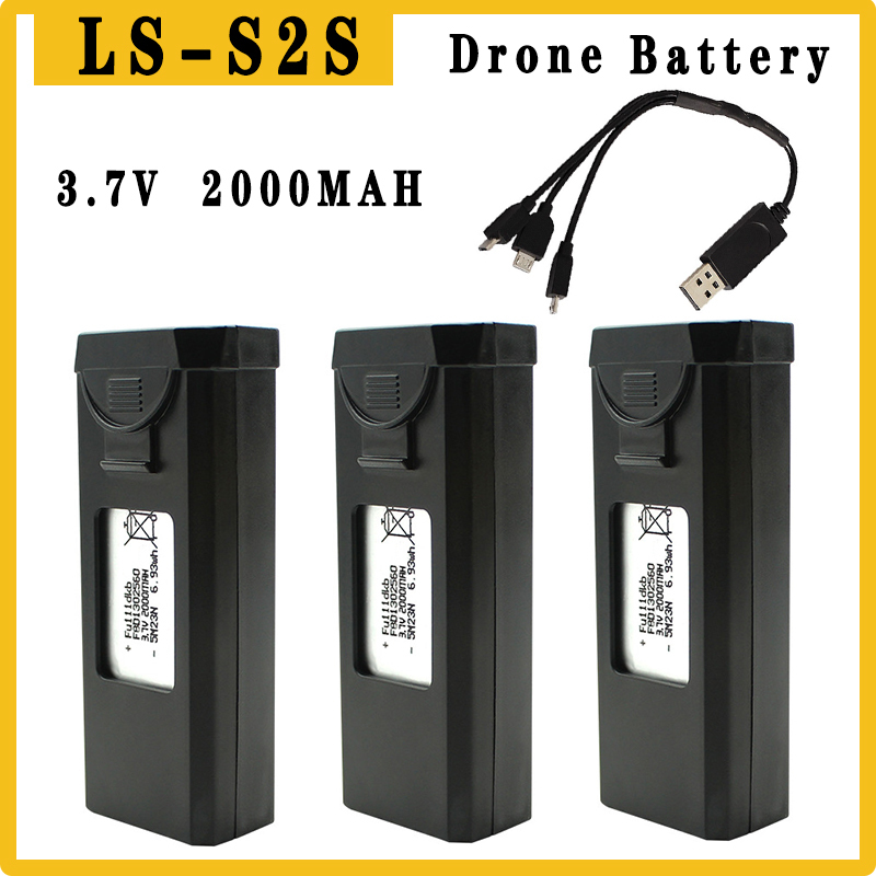 Drone Battery Li-Ion - Original S2S Drones Battery 3.7V 2000mAh
