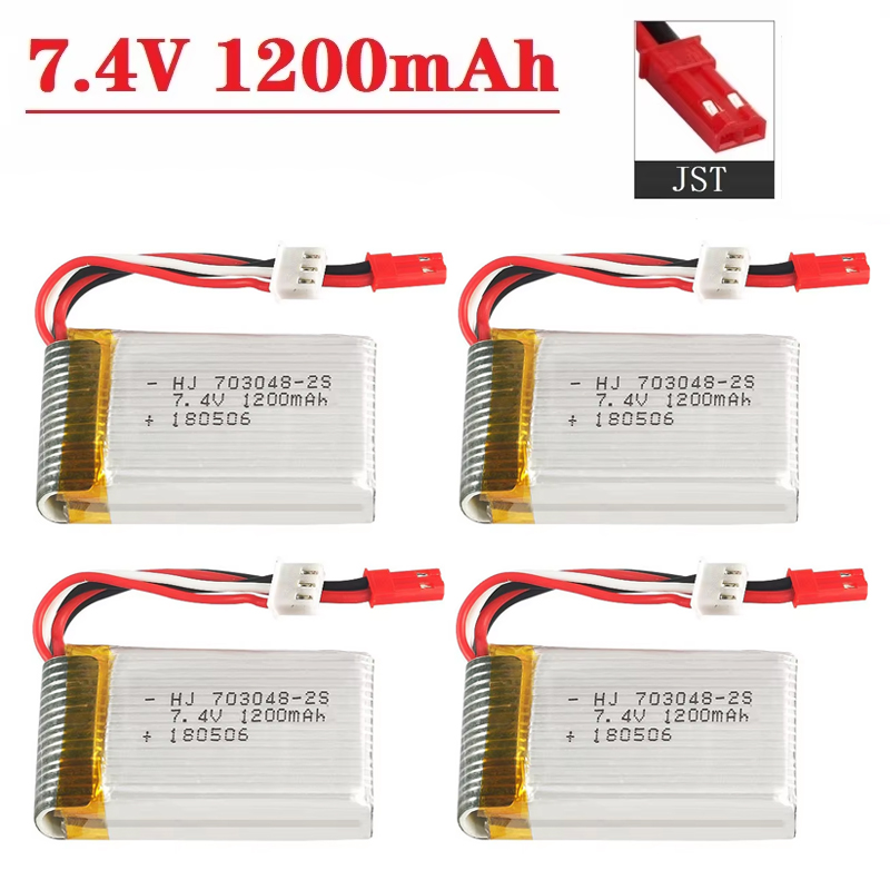Drone Battery Plate - Lipo Battery 2S 7.4V 1200mAh 703048