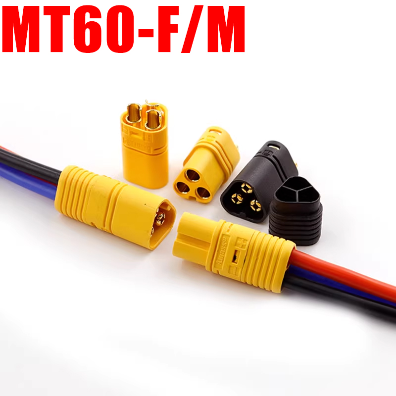 Drone Battery Connector - Amass MT60 Male/female Plug with Cable
