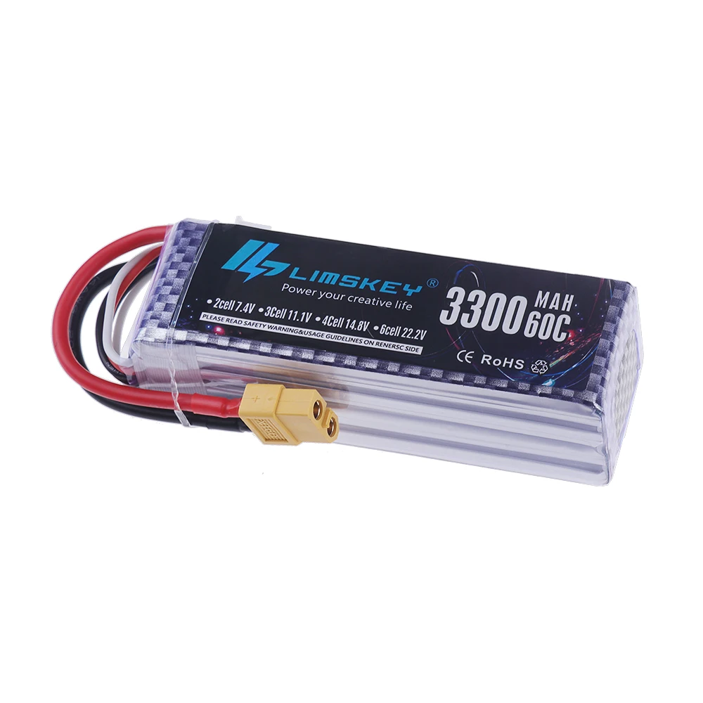 4S LiPo Battery 14.8V 3300mAh  - Drone Battery 4S review and price