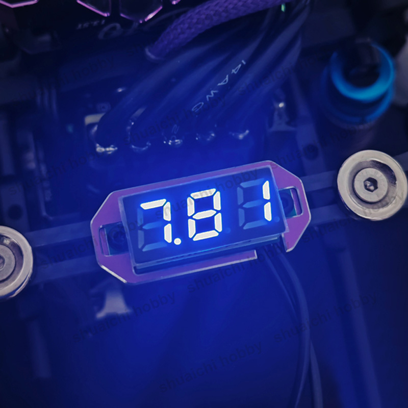1PCS 2.5-40V RC Voltmeter Colo - Drone Battery Alarm review and price