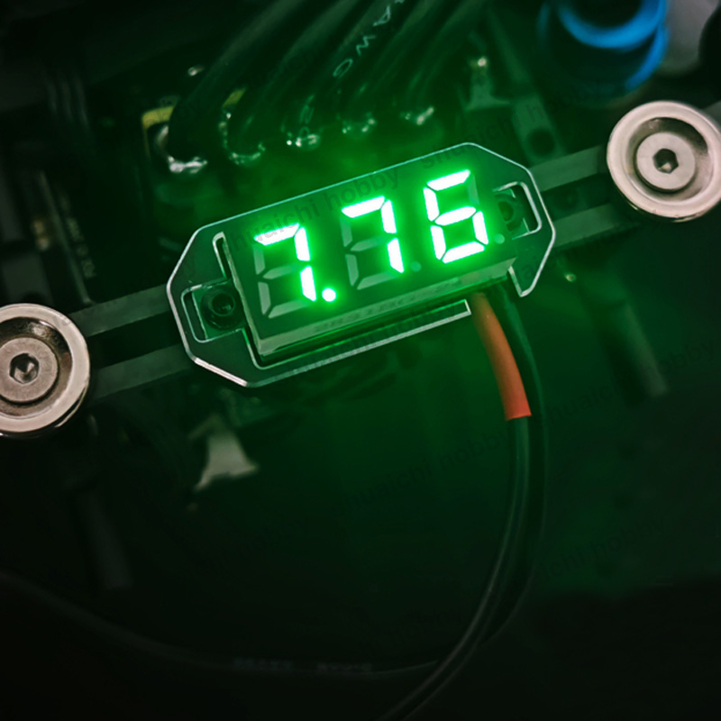 1PCS 2.5-40V RC Voltmeter Colo - Drone Battery Alarm review and price