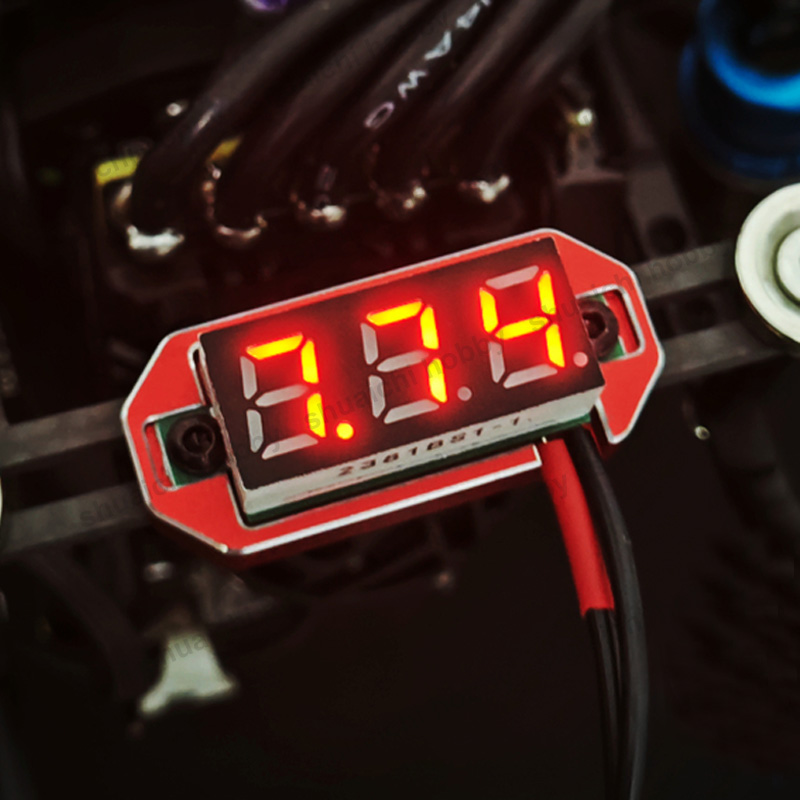 1PCS 2.5-40V RC Voltmeter Colo - Drone Battery Alarm review and price