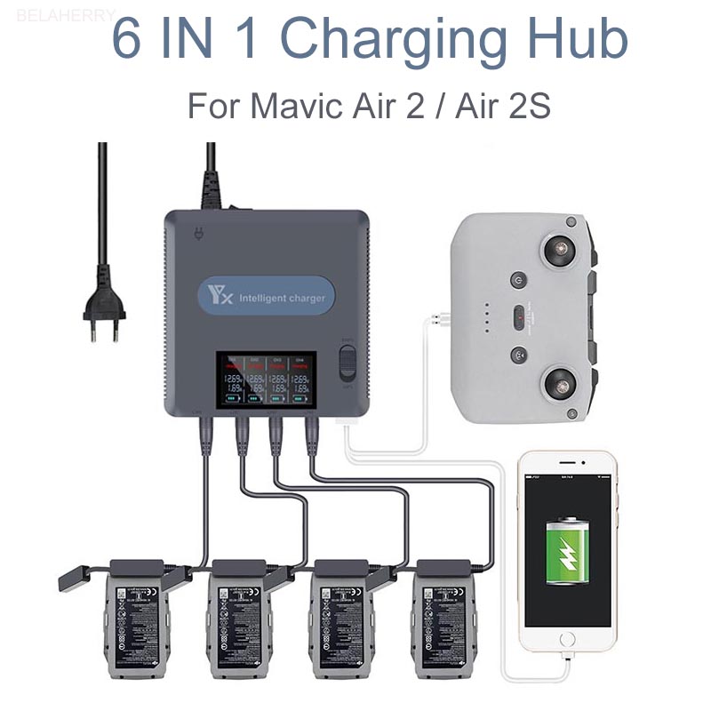 6 in 1 Digital display Battery - Drone Battery Smart review and price