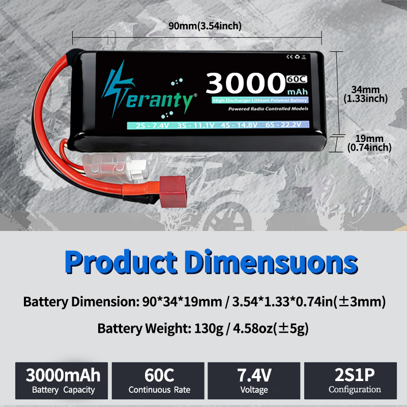 TERANTY 2S 3000mAh Lipo Batter - Drone Battery Lipo review and price