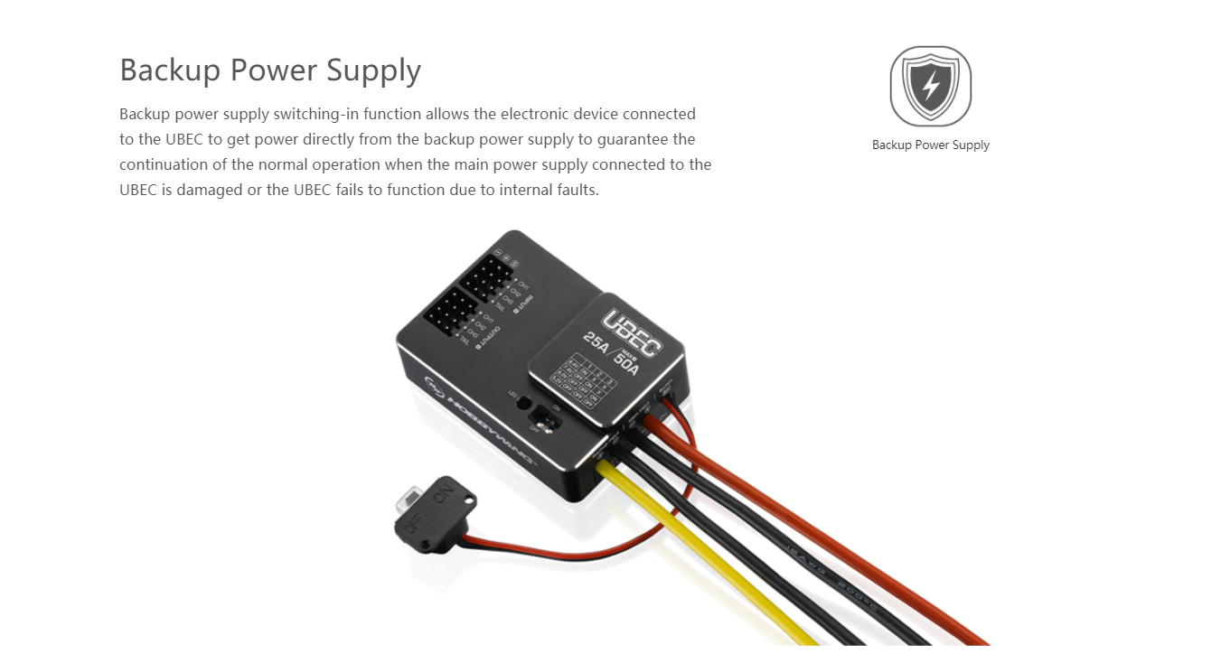 Hobbywing UBEC 25A 3-18S 10A 2 - Drone Battery High Voltage review and price