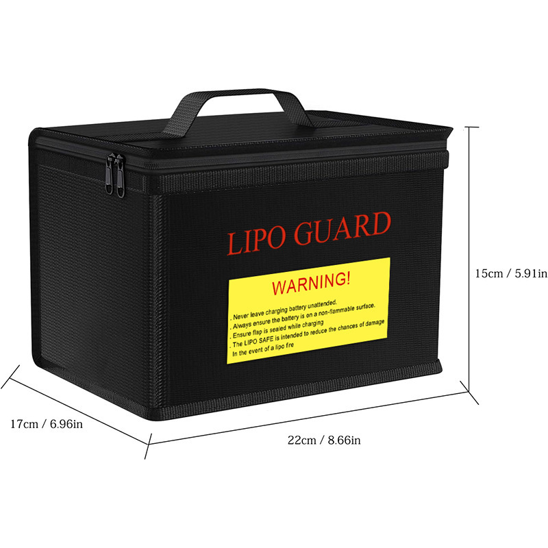 Lipo Guard Safety Bag Fireproo - Drone Battery Bag review and price