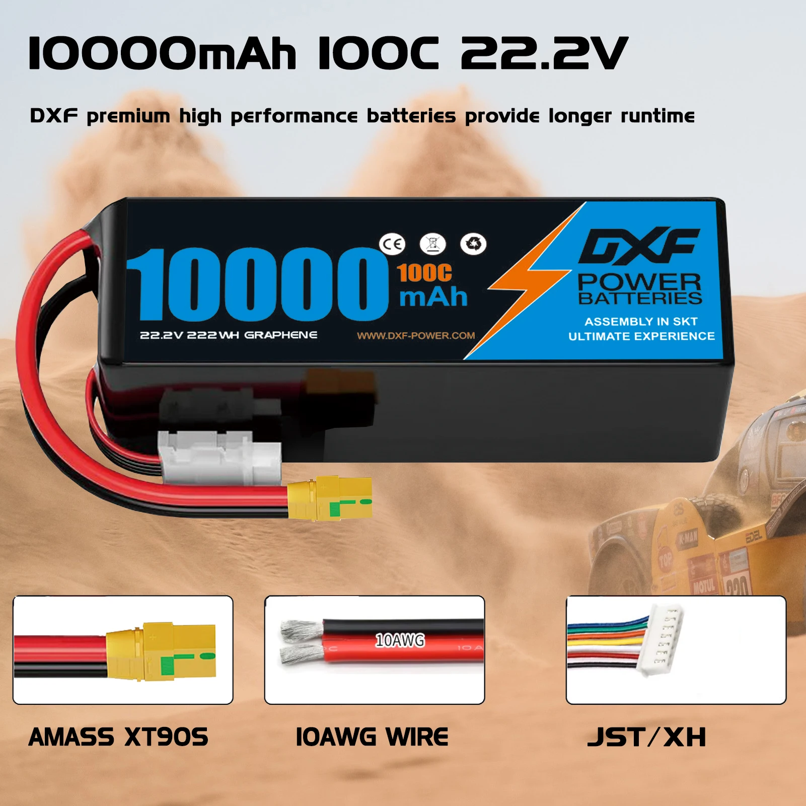 DXF 6S Lipo Battery 10000mAh 2 - Drone Battery 6S review and price