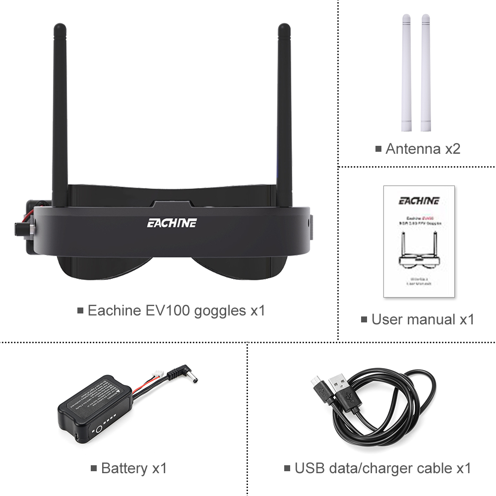 Eachine EV100 720*540 5.8G 72C - Drone Battery Box review and price