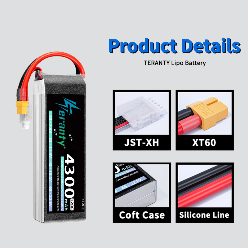 TERANTY 4S 4300mAh 14.8V 70C 1 - Drone Battery 4S review and price
