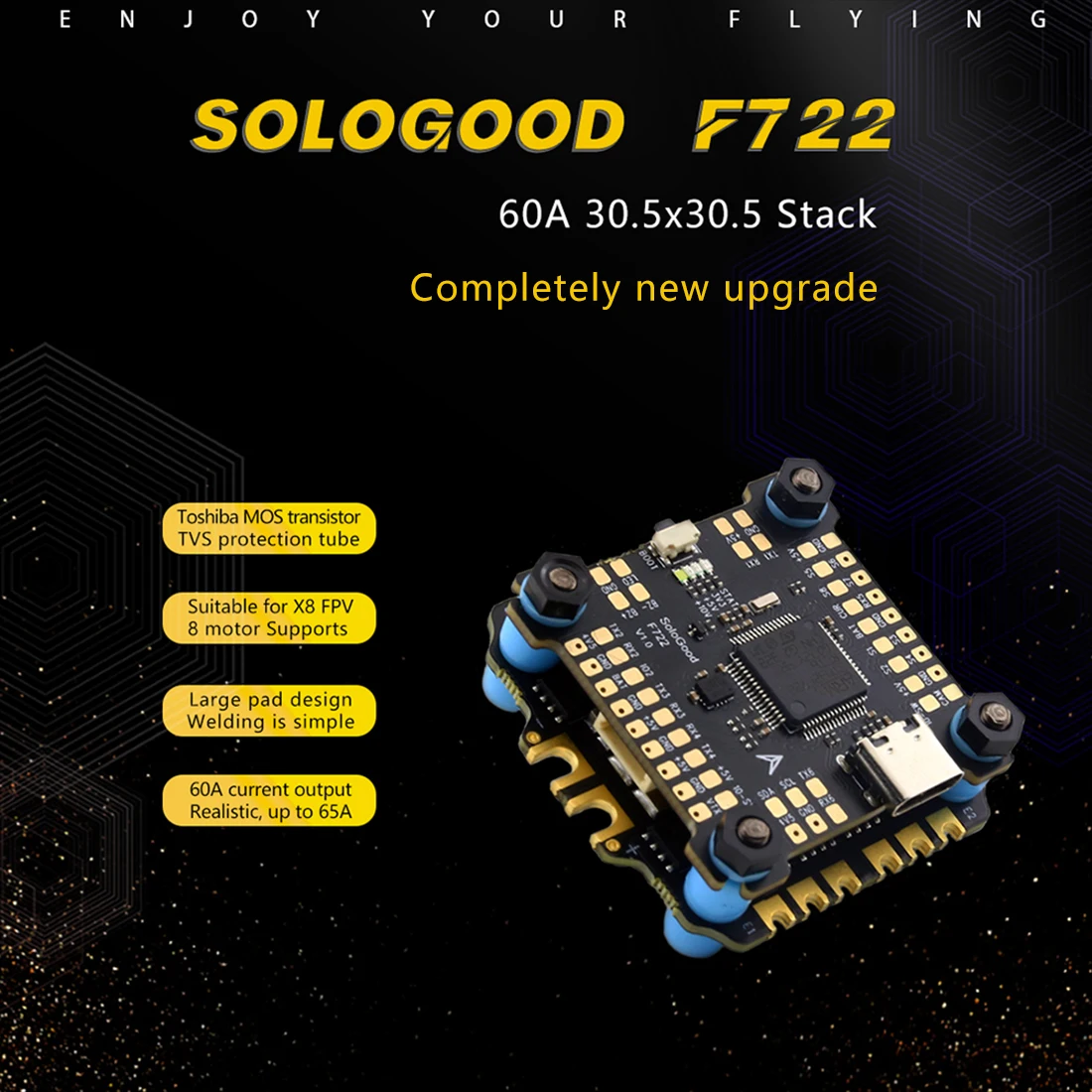 SoloGood F722 60A Stack ICM426 - Drone Battery 6S review and price