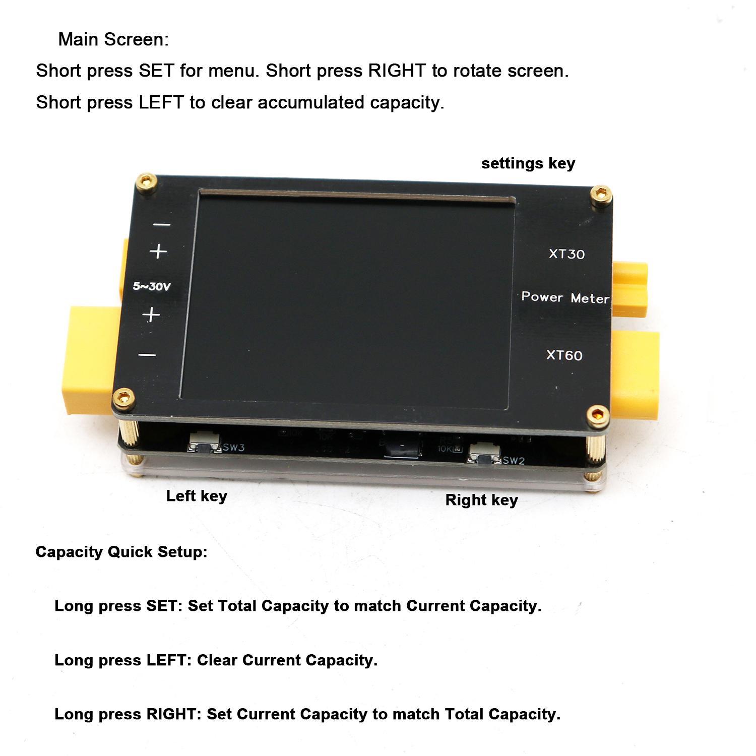 2.4Inch Display Power Meter XT - Drone Battery Voltage Checker review and price