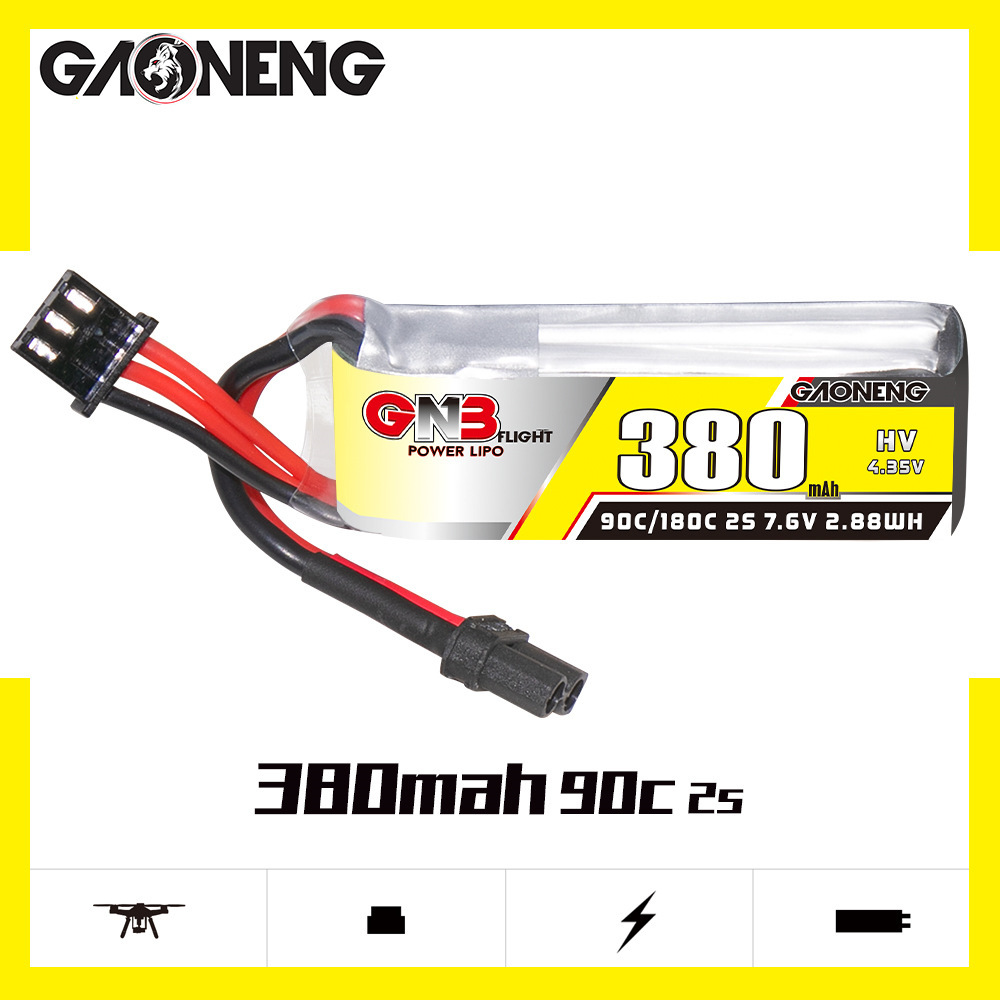 GNB 2S 7.6V 380mAh 90C/180C Li - Drone Battery Lipo review and price