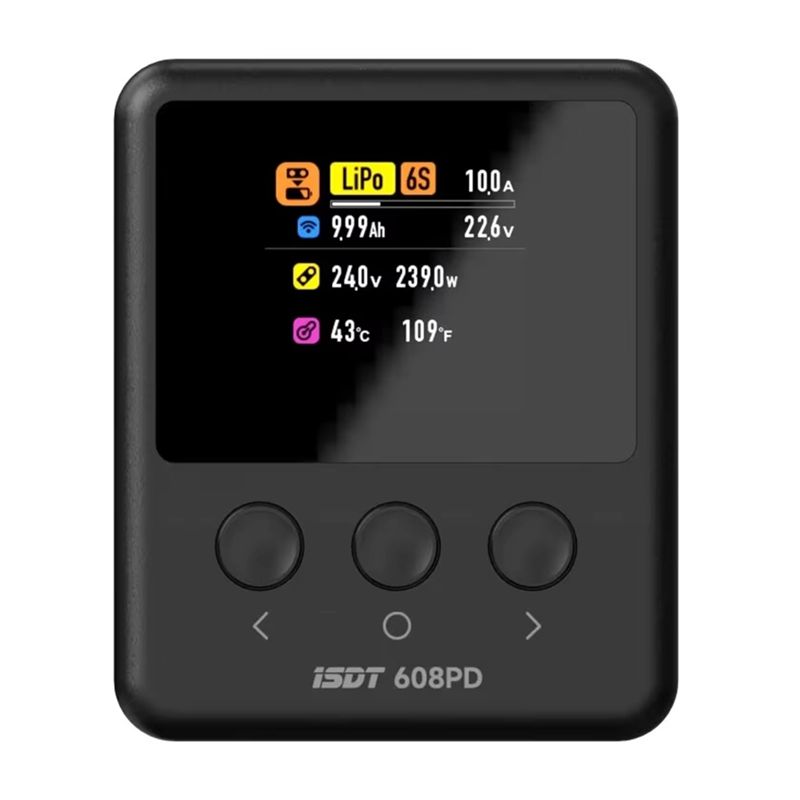 ISDT 608PD DC 240W/10A USB C 1 - Drone Battery Smart review and price