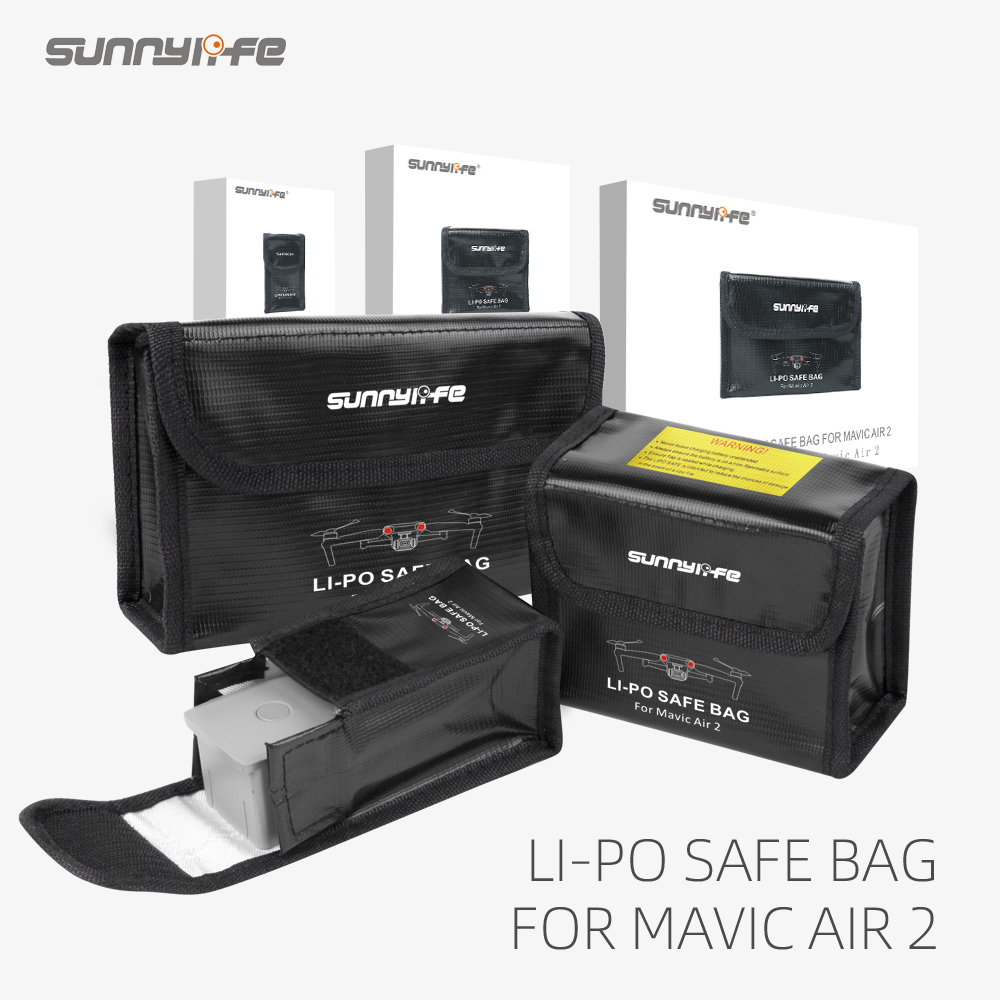 For DJI AIR 2S LiPo Safe Bag E - Drone Battery Bag review and price