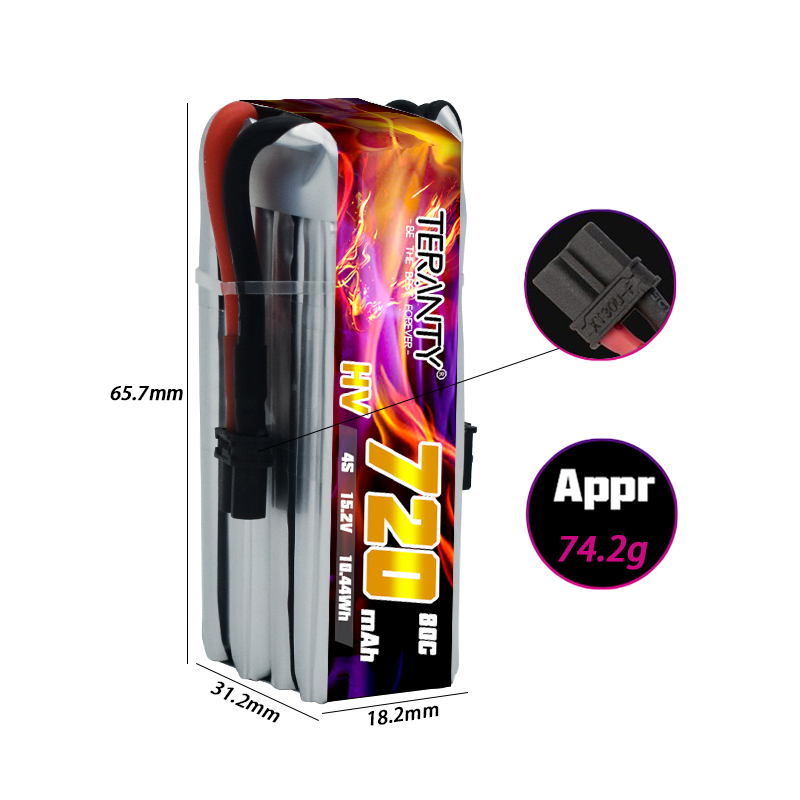 TERANTY 720mAh 4S 15.2V HV Lip - Drone Battery 4S review and price