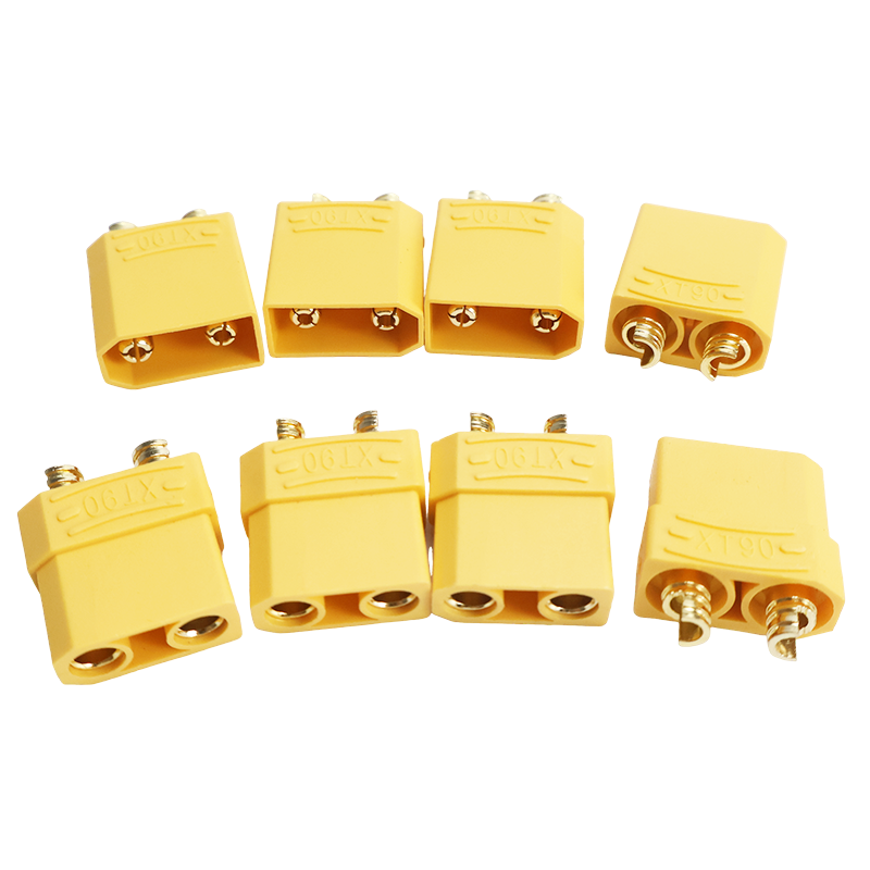 4Pcs Yellow XT90 Plug Male Fem - Drone Battery Connector review and price