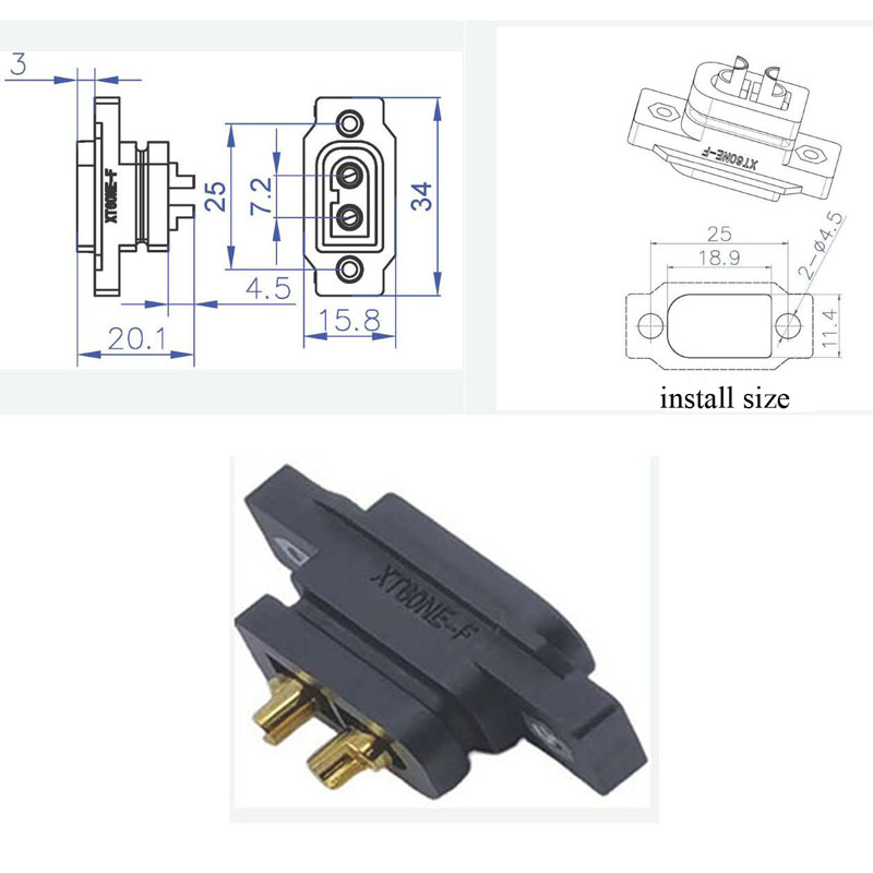 XT60NE 30A Lithium Battery Cha - Drone Battery Connector review and price